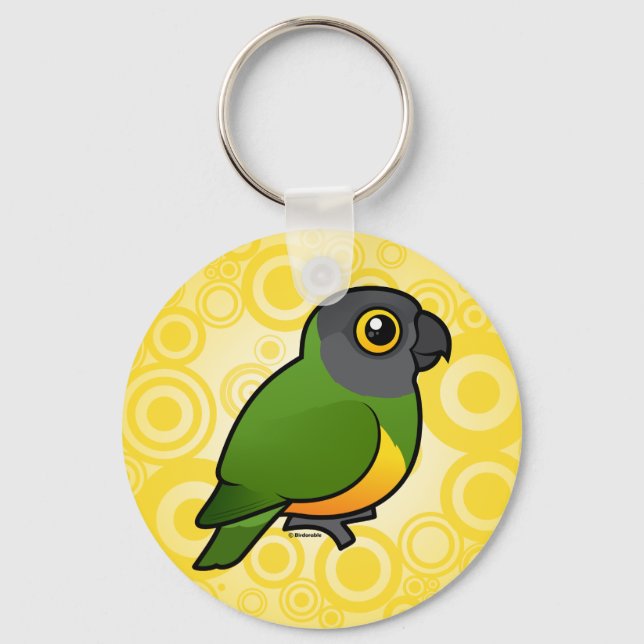 Senegal Parrot Keychain (Front)