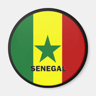 Senegal Roundel quality Flag Magnet