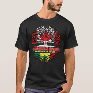 Senegal Senegalese Canadian Canada Tree Roots Flag T-Shirt