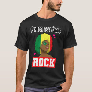 Senegal Senegalese West Africa Proud Princess Quee T-Shirt