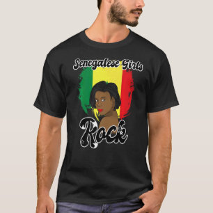 Senegal Senegalese West Africa Proud Princess Quee T-Shirt