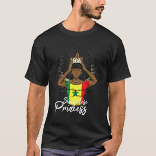 Senegal Senegalese West Africa Proud Princess Quee T-Shirt