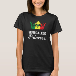 Senegal Senegalese West Africa Proud Princess Quee T-Shirt