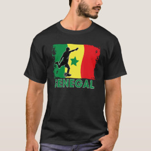 Senegal Soccer Fan  2022 National Football Team Fl T-Shirt