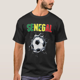 Senegal Soccer Fans - Senegalese Football In Crack T-Shirt