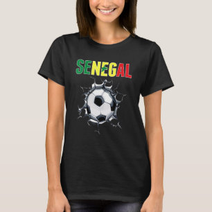 Senegal Soccer Fans - Senegalese Football In Crack T-Shirt