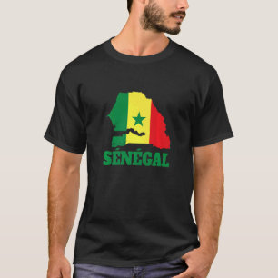 Senegal soccer & football fan 2022 Flag of Senegal T-Shirt