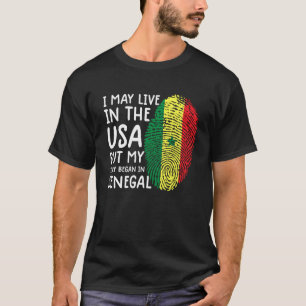 senegal tee shirt senegal flag shirt American Sene