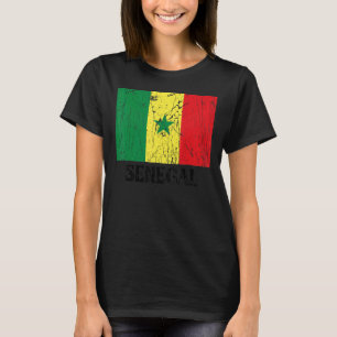 Senegalese Senegal Flag Pride Senegalese Flag T-Shirt
