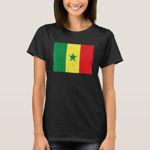 Senegalese Senegal Flag Pride Senegalese Flag T-Shirt