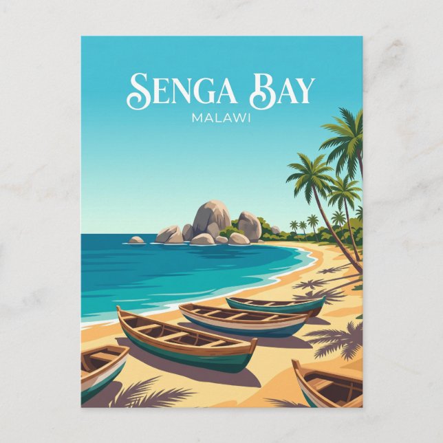 Senga Bay Malawi Postcard (Front)