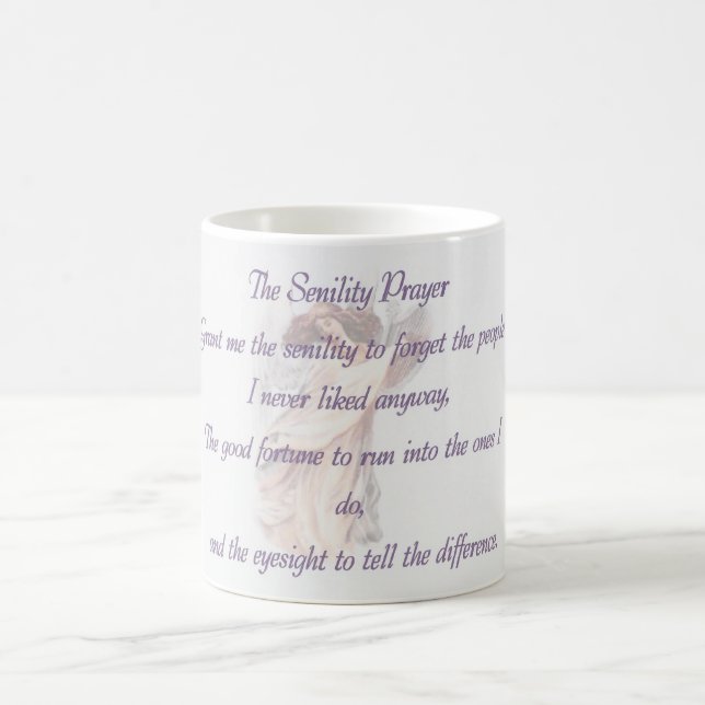 Senility Prayer mug violet (Center)