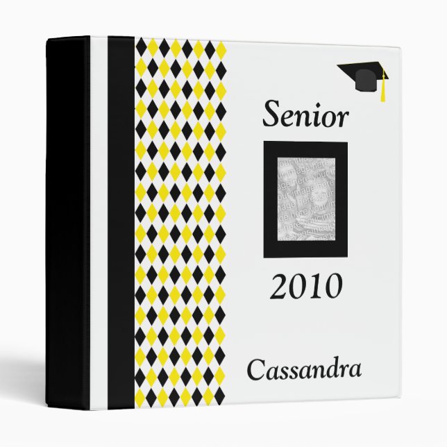 Senior 2010 Personalized Photo Album Binder (Front/Spine)