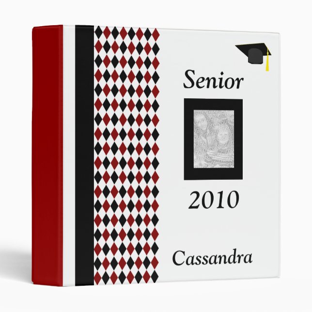 Senior 2010 Personalized Photo Album Binder (Front/Spine)