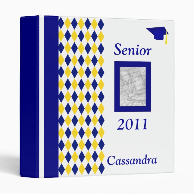 Senior 2011 Personalized Photo Album Binder (Front/Spine)