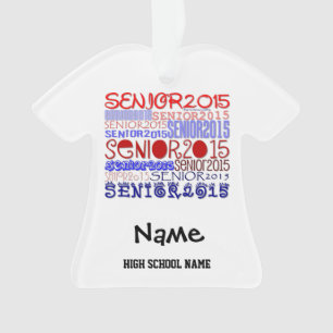 Senior 2015 - Rearview Mirror Ornament