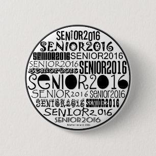 Senior 2016 Button Pin