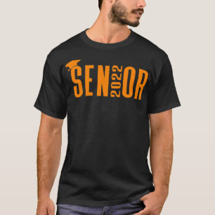 Senior 2022 Orange Graduation Cap Design Pullover