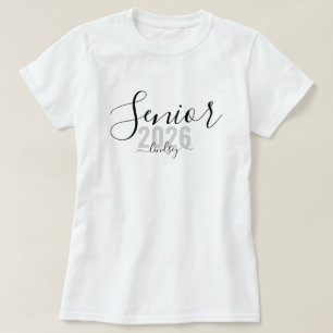 Senior 2022 Personalized Name Graduation T-Shirt