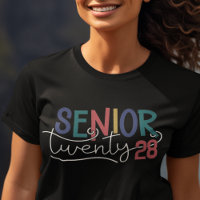 Senior 2023 bold colourful graduation custom year 