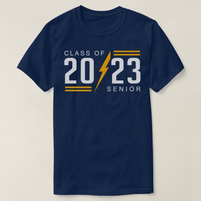 Senior 2023 Class of 2023 Graduate 17 T-Shirt (Design Front)