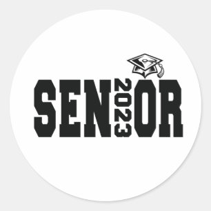 Senior 2023 Graduation Gift Class Of 2023 Classic Round Sticker
