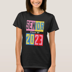 Senior 2023 Retro Back To School Class of 2023 Gra T-Shirt