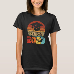 Senior 2023 Retro Vintage Last First Day Of Class T-Shirt