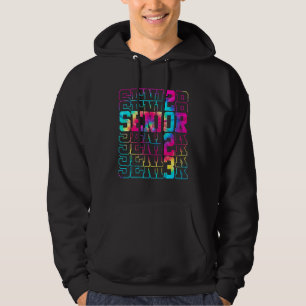 Senior 2023 Tie Dye Back To School 2023 Graduation Hoodie