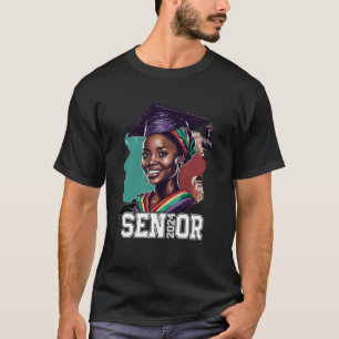 Senior 2024 Black Girl Graduation Class of 2024 Gi T-Shirt