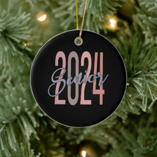 Senior 2024 ceramic ornament