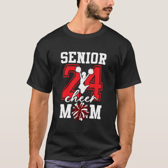 Senior 2024 Cheer Mom Proud Mom Of Class Of 2024 G T-Shirt (Front)