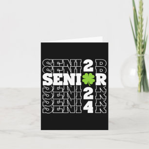Senior 2024 Cl Of 2024 Seniors St Patricks Day Iri Card