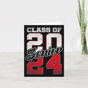 Senior 2024 Class Of 2024 Seniors Graduation 2024  Card