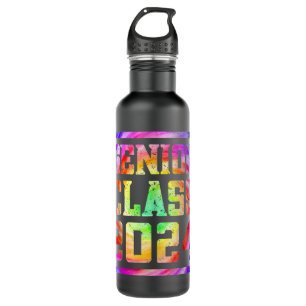 Senior 2024 Graduation Class of 2024 Senior Tie Dy 710 Ml Water Bottle