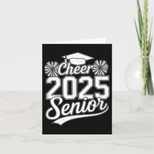 Senior 2025 Cheer Team Mom High School Graduation  Card
