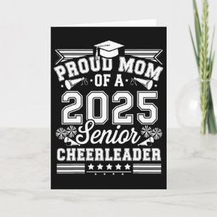 Senior 2025 Cheer Team Mom High School Graduation  Card
