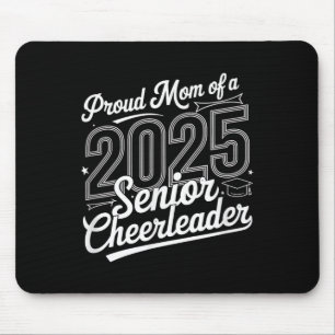 Senior 2025 Cheer Team Mom High School Graduation Mouse Pad