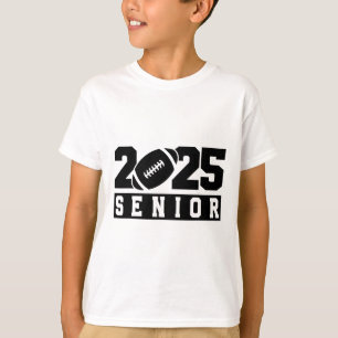 Senior 2025 Footll High School Graduate Cl Of 2025 T-Shirt