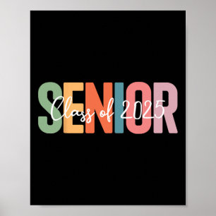 Senior 2025 Graduation Cl Of For Graduate Seniors  Poster