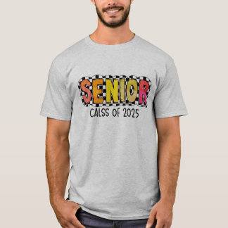 Senior 2025 School Graduation Blackout  T-Shirt