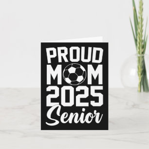 Senior 2025 Soccer Mom High School Graduation Outf Card