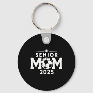 Senior 2025 Soccer Mom High School Graduation Outf Keychain