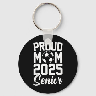 Senior 2025 Soccer Mom High School Graduation Outf Keychain
