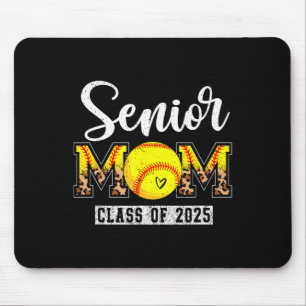 Senior 2025 Softll Mom Senior Mama 2025 Leopard St Mouse Pad