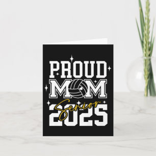 Senior 2025 Volleyball Mom High School Graduation  Card
