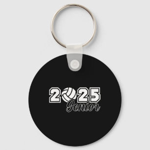 Senior 2025 Volleyball Mom High School Graduation Keychain