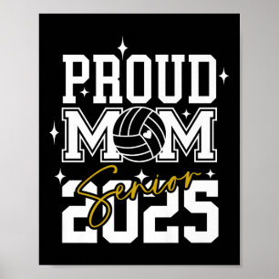 Senior 2025 Volleyball Mom High School Graduation  Poster