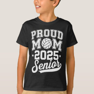 Senior 2025 Volleyll Mom High School Graduation Ou T-Shirt