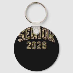 Senior 2026 Camouflage Graduation For Him Her Camo Keychain